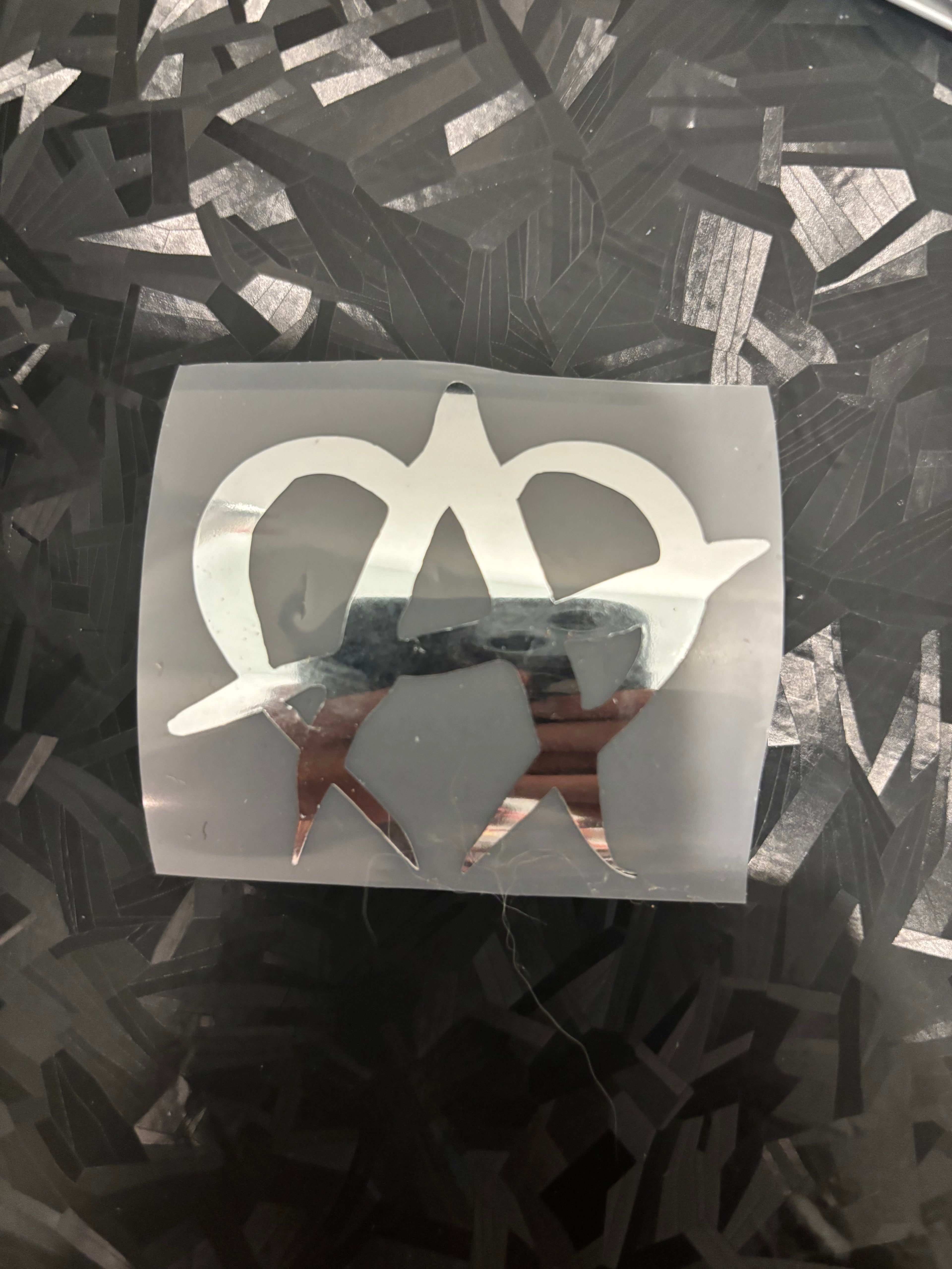 Unmanageable sticker