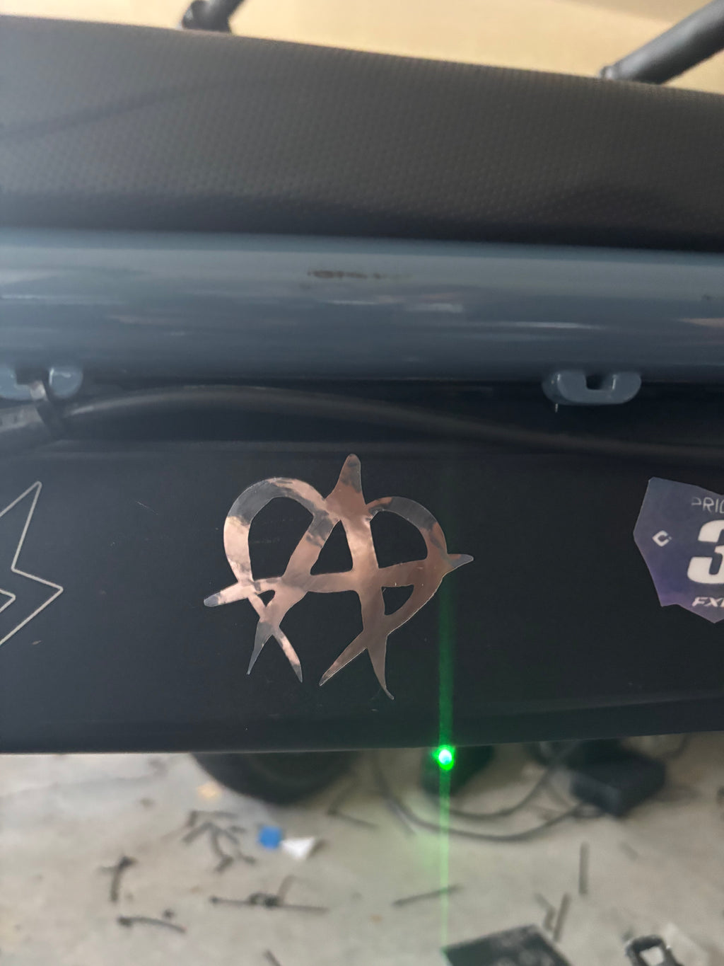 Unmanageable sticker